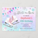 Search for skating birthday invitations Pink