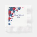 Search for memorial day napkins Military