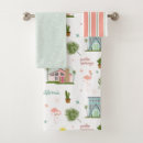 Search for pink flamingo bath towels Retro