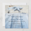 Search for beach baby boy shower invitations Nautical