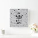 Search for knitting clocks Craft room