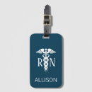 Search for nurse luggage tags Caduceus