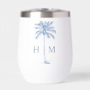 Search for palm tree tumblers Monogrammed