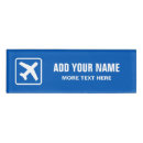 Search for airplane name tags badges Travel
