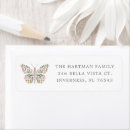Search for wildflower return address labels Elegant