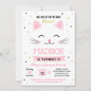 Search for kitty birthday invitations Girl