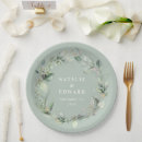 Search for sage wedding plates Rustic