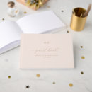 Search for pink guest books Minimalist