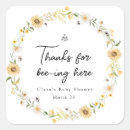 Search for bee baby shower stickers Sunflower