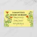 Search for plant nursery business cards Botanical