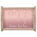 Search for rose gold serving trays Glitter