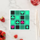 Search for playing cards napkins Clubs