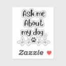 Search for ask me about stickers Dog lover