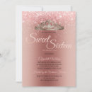 Search for unique sweet 16 invitations stylish