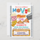 Search for pizza movie invitations Movie night party