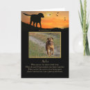 Search for dog memorial cards Loss of dog