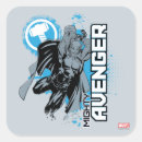 Search for avengers stickers Thor hammer