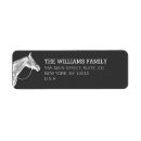 Search for horse return address labels Modern