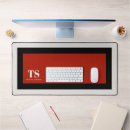 Search for black and white mousepads Monogram monogrammed name