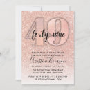 Search for 49th birthday invitations Gold