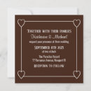 Search for chocolate brown wedding invitations Classic