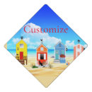 Search for at the beach graduation cap toppers Summer