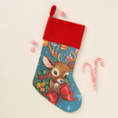 Search for retro christmas stockings Reindeer
