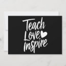 Search for teacher appreciation invitations Teach love inspire