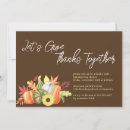 Search for lets give thanks invitations Simple