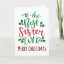 Search for merry sister christmas cards Typography