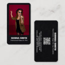 Search for qr code music business cards Singer