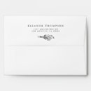 Search for black wedding envelopes Modern