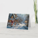 Search for vintage deer christmas cards Winter
