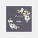 Search for plum wedding napkins Cocktail