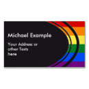 Search for lgbt business cards Rainbow flag
