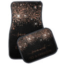 Search for unique car floor mats Black