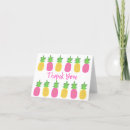 Search for pineapple thank you cards Green