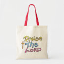 Search for church tote bags Praise the lord