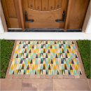 Search for mid century modern doormats Teal