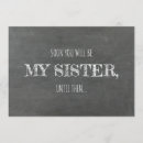 Search for sister maid of honor invitations Proposal