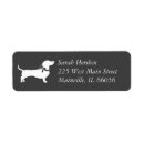 Search for dachshund return address labels Weiner