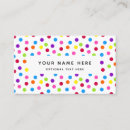 Search for polka dot business cards Retro
