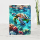 Search for sea turtle birthday cards Ocean