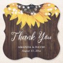 Search for favors wood wedding coasters Thank you