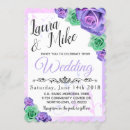 Search for mint and lavender wedding invitations Watercolor