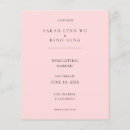 Search for pink save the dates Minimalist