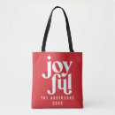 Search for holiday tote bags Joyful
