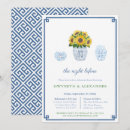 Search for sunflower rehearsal dinner invitations Watercolor