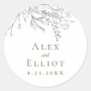 Search for engagement thank you stickers Floral