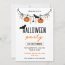 Search for cool halloween invitations Modern script font typography